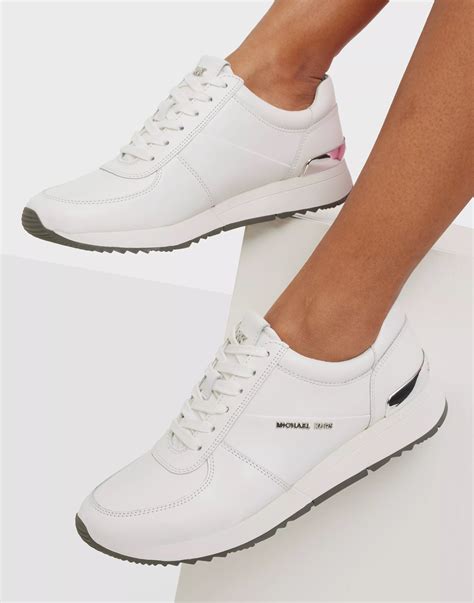 michael kors allie trainer white|michael kors mesh trainer.